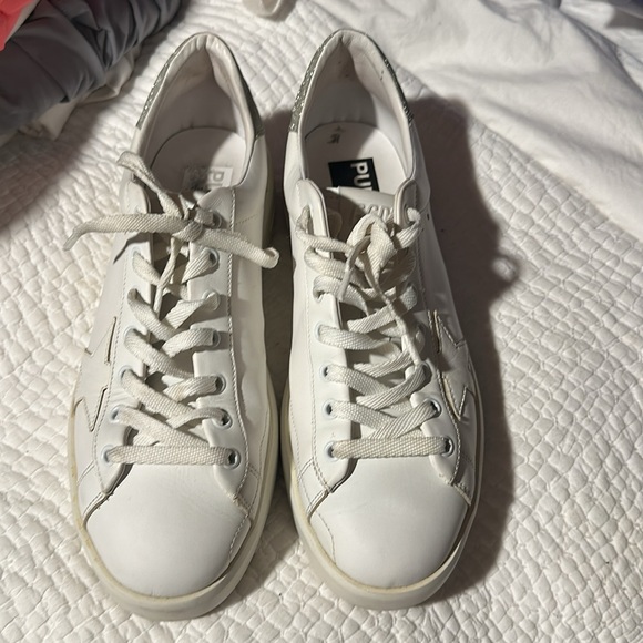 Authentic Purestar Golden Goose women’s 41 . Glitter on heel - Picture 6 of 13